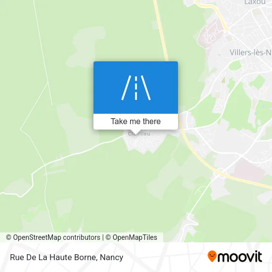 Rue De La Haute Borne map