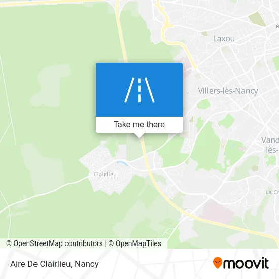 Aire De Clairlieu map