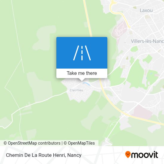 Chemin De La Route Henri map
