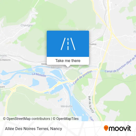 Allée Des Noires Terres map