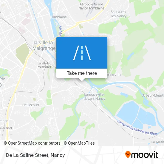 Rue De La Saline map