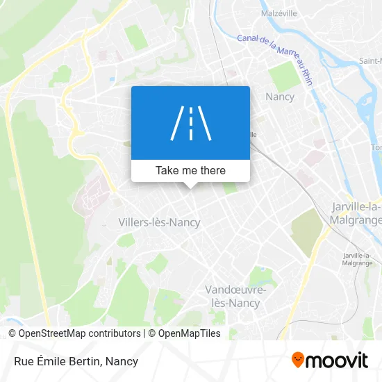 Rue Émile Bertin map