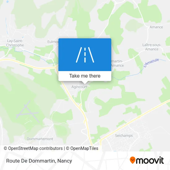 Route De Dommartin map