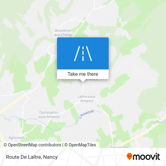 Route De Laître map