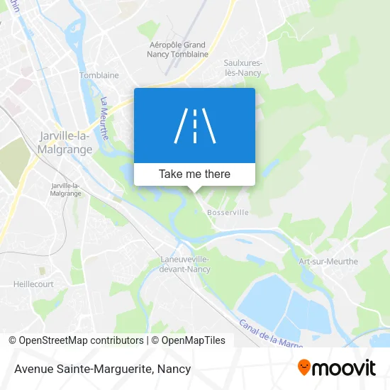 Avenue Sainte-Marguerite map