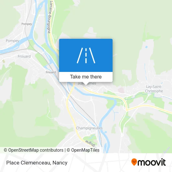 Place Clemenceau map
