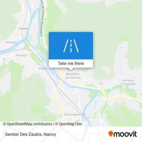 Sentier Des Zaubis map