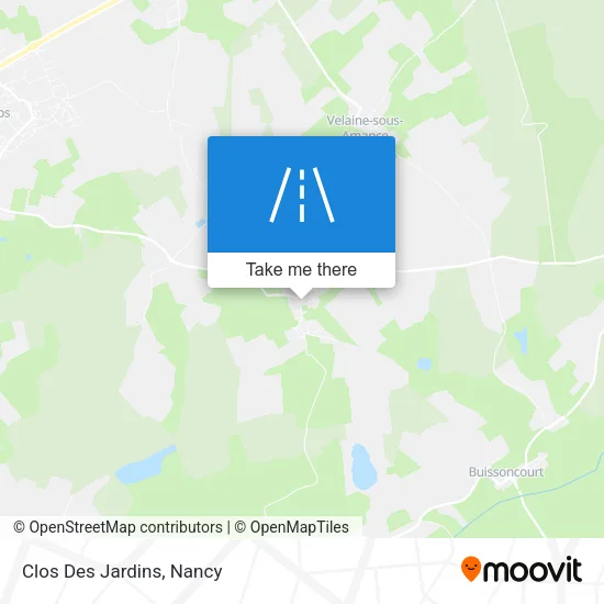 Clos Des Jardins map