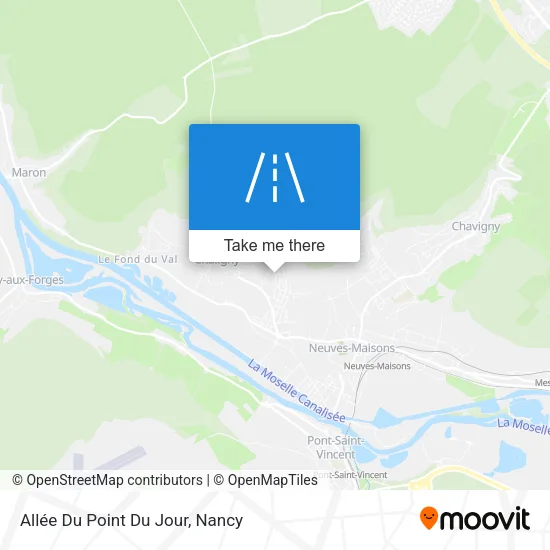 Allée Du Point Du Jour map