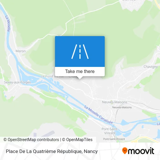Place De La Quatrième République map