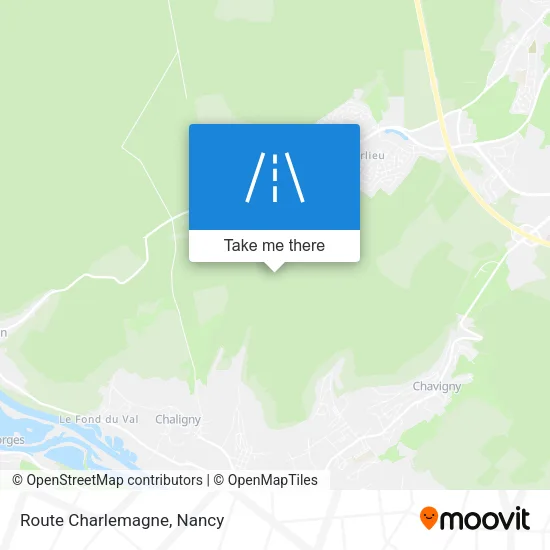Route Charlemagne map