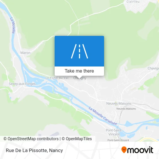 Rue De La Pissotte map