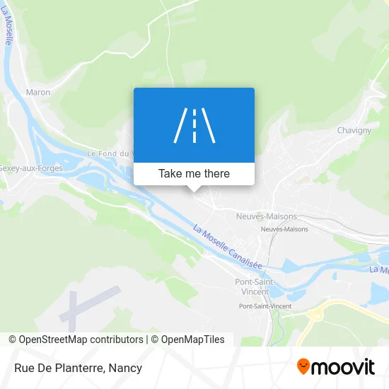 Rue De Planterre map