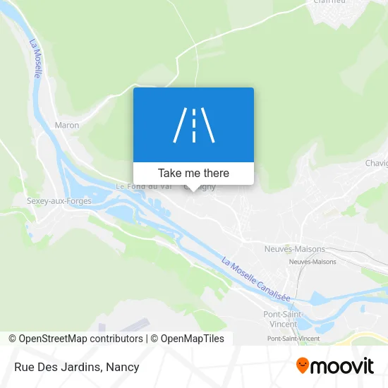 Rue Des Jardins map