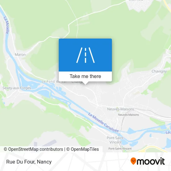 Rue Du Four map