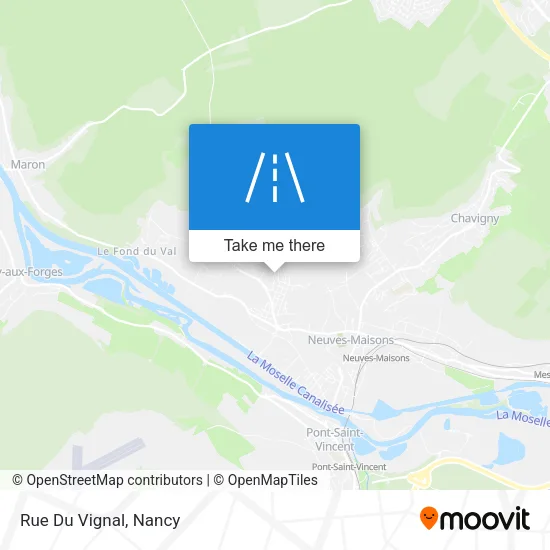 Rue Du Vignal map