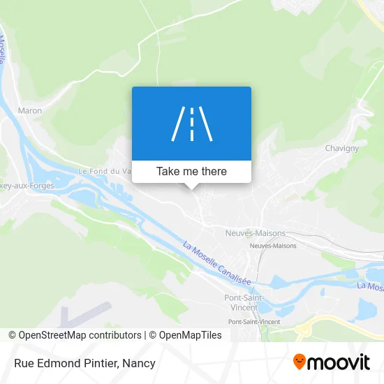 Mapa Rue Edmond Pintier