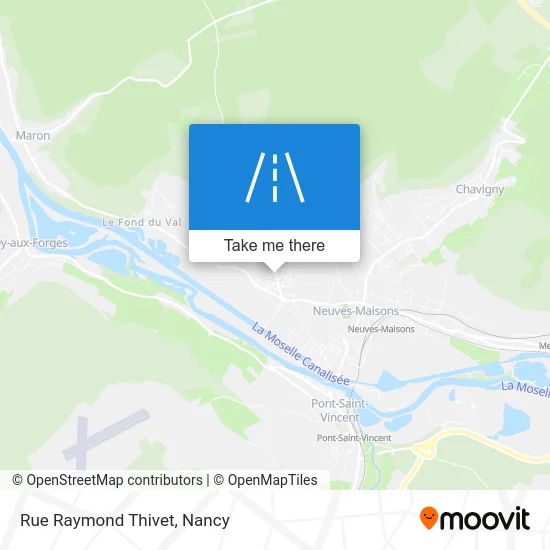 Rue Raymond Thivet map