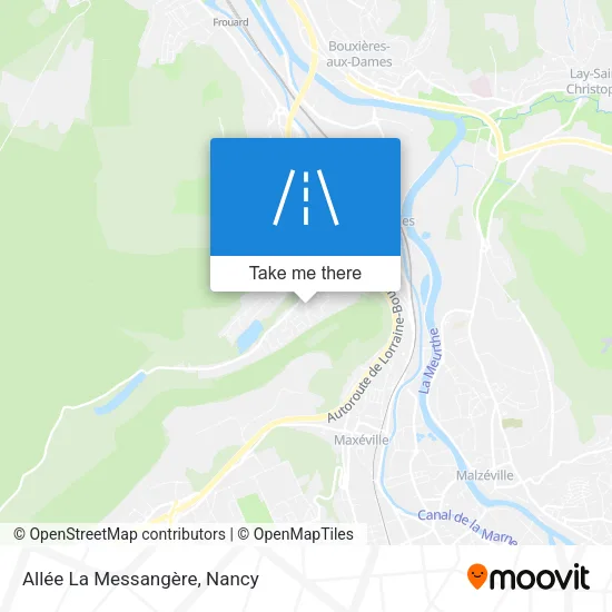 Allée La Messangère map