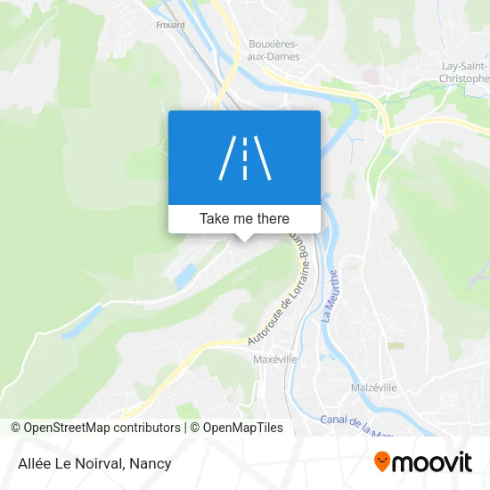 Allée Le Noirval map