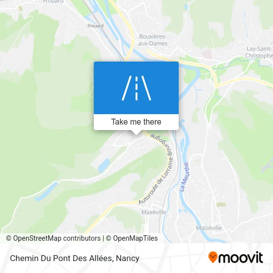 Chemin Du Pont Des Allées map