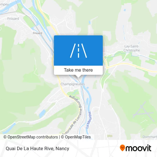Quai De La Haute Rive map