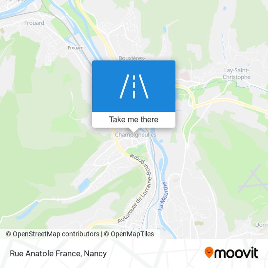 Mapa Rue Anatole France