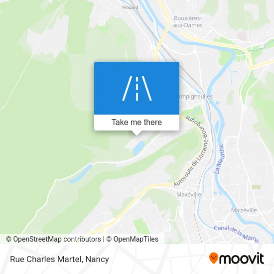Rue Charles Martel map