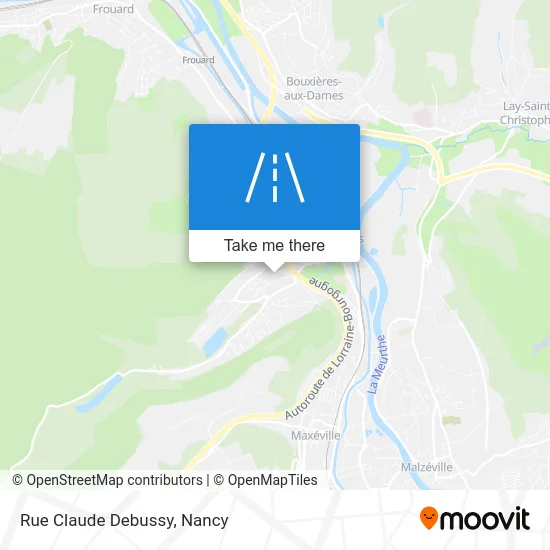 Rue Claude Debussy map