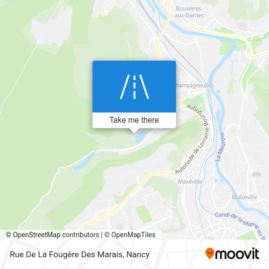 Rue De La Fougère Des Marais map