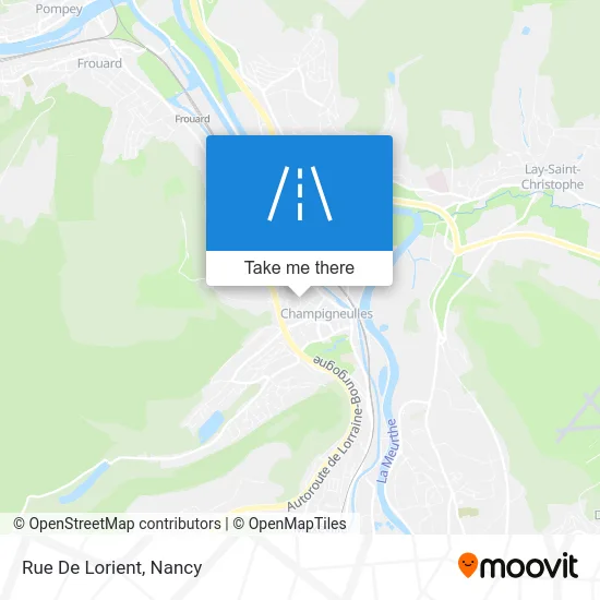 Mapa Rue De Lorient