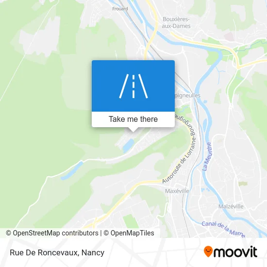 Rue De Roncevaux map