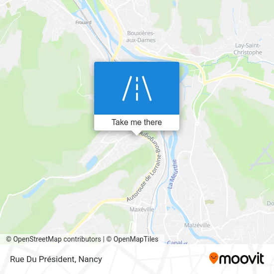 Rue Du Président map
