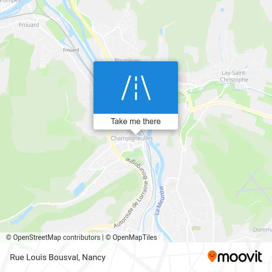 Mapa Rue Louis Bousval