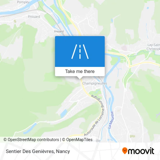Sentier Des Genièvres map