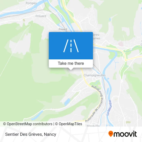 Sentier Des Grèves map