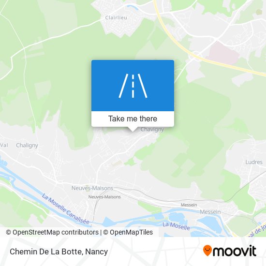 Chemin De La Botte map