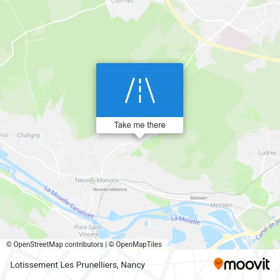 Lotissement Les Prunelliers map