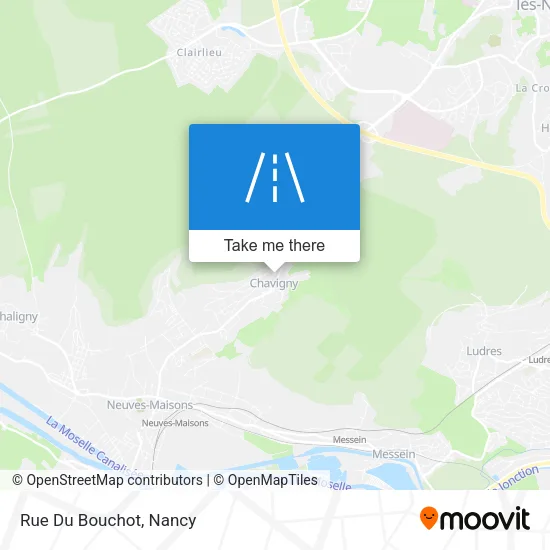 Rue Du Bouchot map