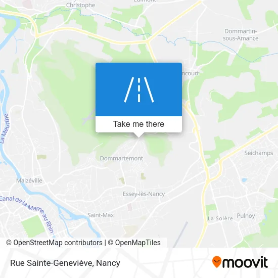 Rue Sainte-Geneviève map
