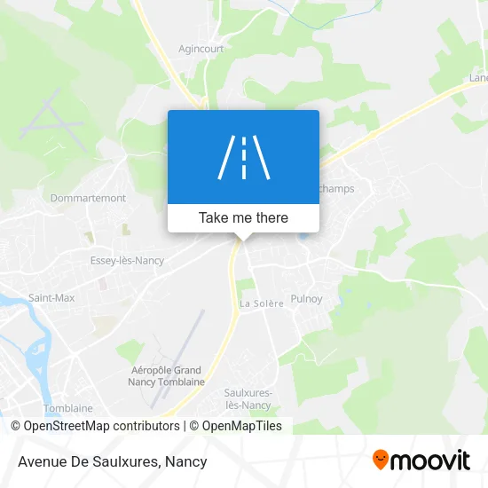 Avenue De Saulxures map