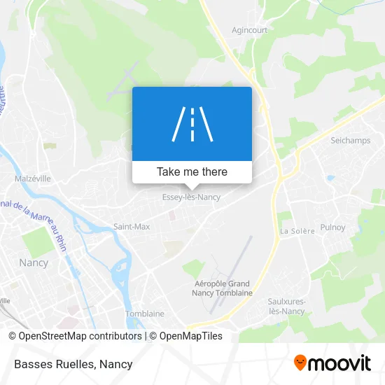 Basses Ruelles map