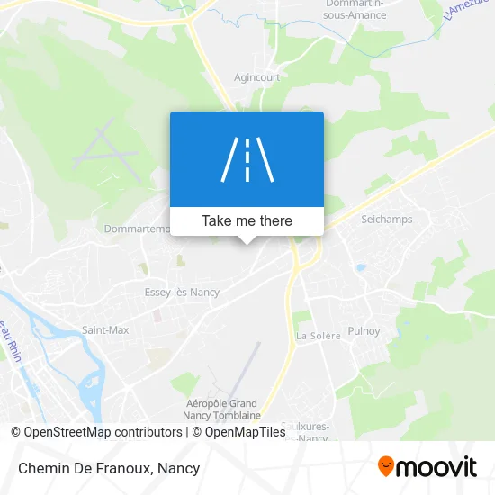 Chemin De Franoux map