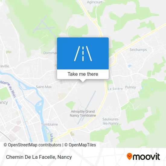 Chemin De La Facelle map