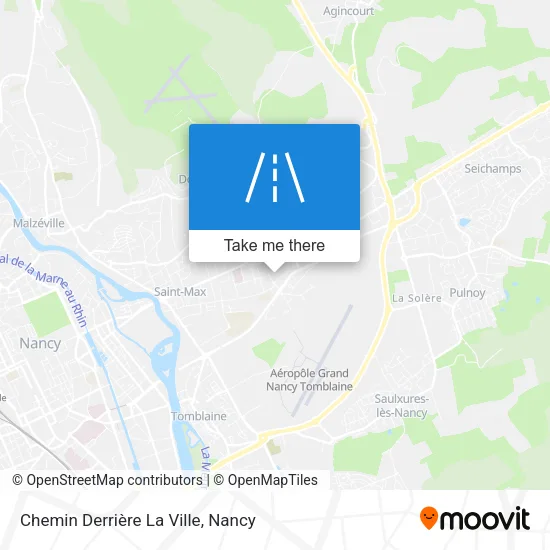 Chemin Derrière La Ville map