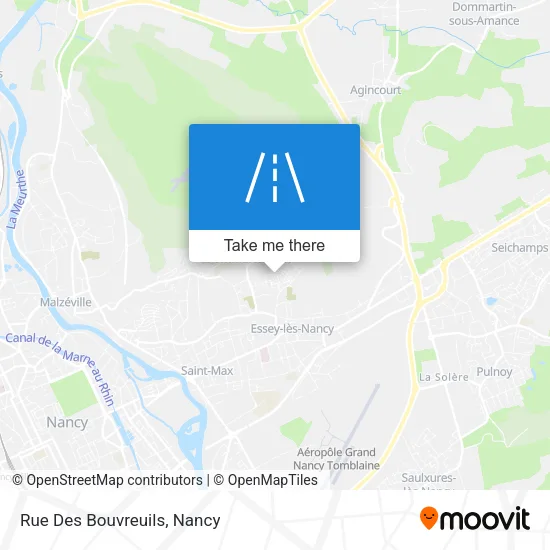 Rue Des Bouvreuils map