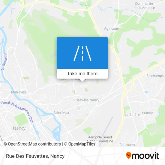 Rue Des Fauvettes map