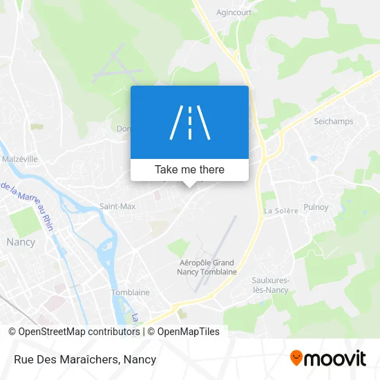 Rue Des Maraîchers map