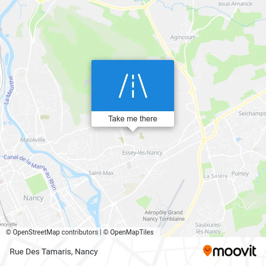 Rue Des Tamaris map