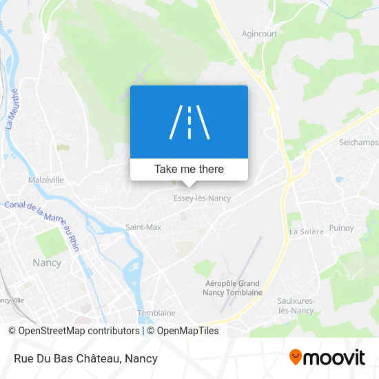 Rue Du Bas Château map